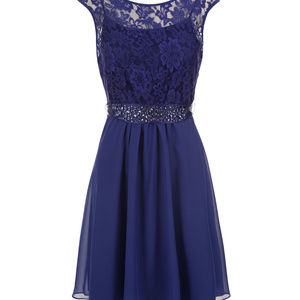 Ricki's Size 14 Blue Lace Dress
